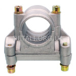 Крепление ручек руля триммера к штанге D28, d19