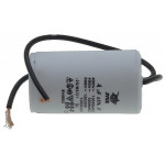 Конденсатор JYUL CBB-60 4мкф - 450 VAC дроти (30*52 мм)
