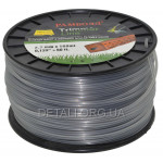 Леска косильная квадрат d2.7 мм 3 LB (188 м) с кордом