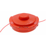 Шпуля тримера напівавтомат червона низька M10*1,25L.