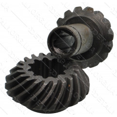 Пара редуктора триммера квадрат (D26,5 h12/ 11 шлицов /D21,5 L31) 2