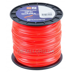 Ліска тримера Husqvarna Opti Quadra d2,4мм*210м квадрат помаранчевий оригінал 5976689-02 2