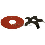 Ніж для прополювання 5-Т на мотокосу 1 насадка металева кришка.