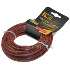 Ліска косильна квадрат d2.7 мм (15 м) з кордом 2