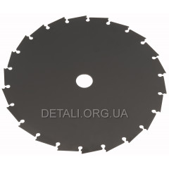Ніж - диск для мотокоси 24T d25,4*255*1,6 2