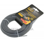 Леска косильная круг d3 мм (15 м) с кордом