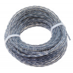 Ліска косильна спіраль d3 мм (на метраж, min 10 m) з кордом
