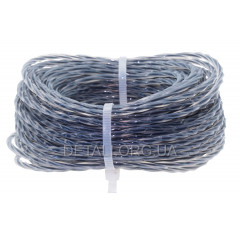 Леска косильная спираль d3 мм (на метраж, min 10 m) с кордом 2