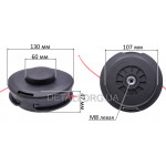 Шпуля мотокоси Oleo-Mac d107*130 h65 різьблення M8 ліве.