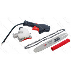 Насадка на мотокосу (кроноріз, 9T, D-26mm, шина 12 + зепь 44 ланки + ручка газу) 2