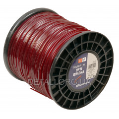 Корд (ліска) тримерний Husqvarna Opti Quadra 3,0мм*528м квадрат червоний оригінал 5976689-22 2