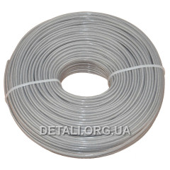 Ліска косильна круг d2.7 мм 1 LB (37 м) з металевим тросиком 2