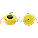 Шпуля триммера М10*1,25L (черная кнопка)