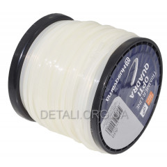 Ліска тримера Husqvarna Opti Quadra 3,3 мм*65м квадрат білий оригінал 5976689-30 2