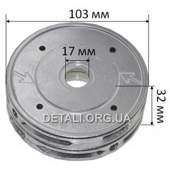 Диск с леской триммера косы универсальный NLO Aluminium flexiblade 2