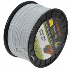 Ліска косильна круг d3 мм 3 LB (166 м) з металевим тросиком 2