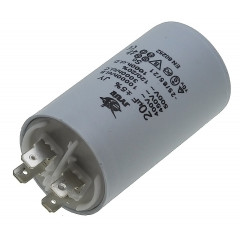 Конденсатор JYUL CBB-60H 20мкф - 450 VAC клеммы (40*70 мм) 2