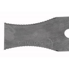 Ніж тримера 2-T зубчастий фігурний (300х90х1,6мм) 2