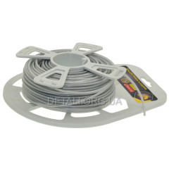 Ліска косильна круг d3 мм 1 LB (35 м) з металевим тросиком пластикова упаковка 2