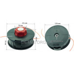 Шпуля триммера косы автомат металлический фиксатор, M10*1.25L D131