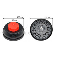 Шпуля тримера коси автомат M10*1.25L 2