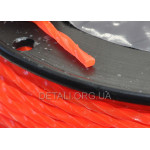 Ліска косильна спіраль d2.7 мм 3 LB (274 м) кручений квадрат