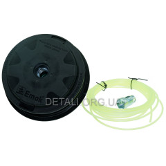 Шпуля тримера Oleo-Mac Load & Go "Extralife" D130 M10x1,25 металева кнопка оригінал 63129015 2