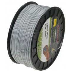 Леска косильная круг d2.4 мм 3 LB (190 м) с металлическим тросиком 2