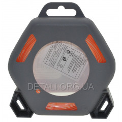 Леска триммера Husqvarna CoreCut (2,0мм*15м / звезда оранжевый) оригинал 5976692-01 2