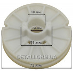 Бобіна (шків) стартера мотокоси Oleo Mac Sparta 37, 42 оригінал 004000132R