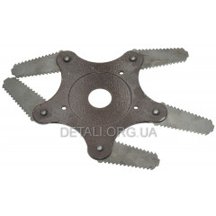 Ніж сегментний VJ-Parts для газонокосарки 5-променевий зубчастий dвн25 2