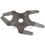 Ніж сегментний VJ-Parts для газонокосарки 5-променевий зубчастий dвн25