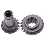 Пара шестерні редуктора 7T мотокоси/тримера