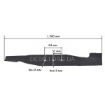 Ніж газонокосарки AL-KO Classic 3.82 SE (d8/L380/Мц64 мм)