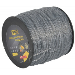 Леска косильная спираль d3 мм 5 LB (370 м) витой квадрат с кордом 2