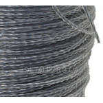 Ліска косильна спіраль d3 мм 5 LB (370 м) кручений квадрат з кордом