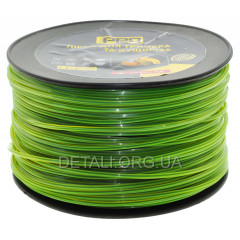 Леска косильная квадрат d2.7 мм 3 LB (187 м) с кордом 2