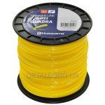 Леска косильная Husqvarna Opti Quadra d2.7*170 м квадрат оригинал 5976689-11