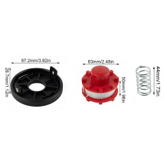 Крышка шпули для триммера Einhell GE-CT 36/30 2