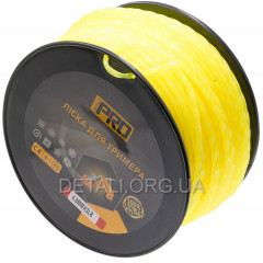 Ліска косильна спіраль d4 мм 3 LB (125м) кручений квадрат 2