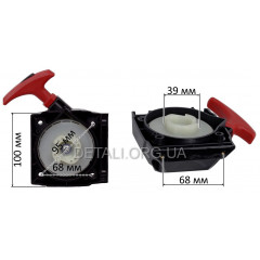 Стартер мотокосы ProCraft T4500 (МЦ 68 мм/по диагонале 95 мм) 2