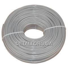 Леска косильная круг d2.4 мм 1 LB (100 м) с металлическим тросиком 2