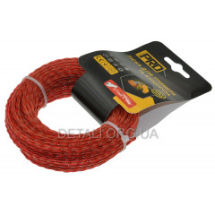 Ліска косильна спіраль d2.7 мм 15 м з кордом (кручений квадрат) 2
