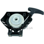 Стартер бензокосы 145F плавный пуск 4 зацепа пластик