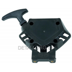 Стартер бензокосы 145F плавный пуск 4 зацепа пластик 2