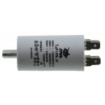 Конденсатор JYUL CBB-60M 1мкф - 450 VAC болт + клеммы (30*57 mm)