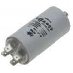 Конденсатор JYUL CBB-60M 8мкф - 450 VAC болт + клеми (35*66 мм)