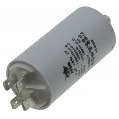 Конденсатор JYUL CBB-60M 7мкф - 450 VAC болт + клемми (35*66 мм) 2