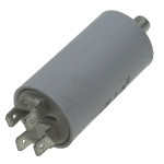 Конденсатор JYUL CBB-60M 3,5мкф - 450 VAC болт + клеми (30*56 мм)