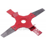 Нож мотокосы 4-T сегментный противоударный